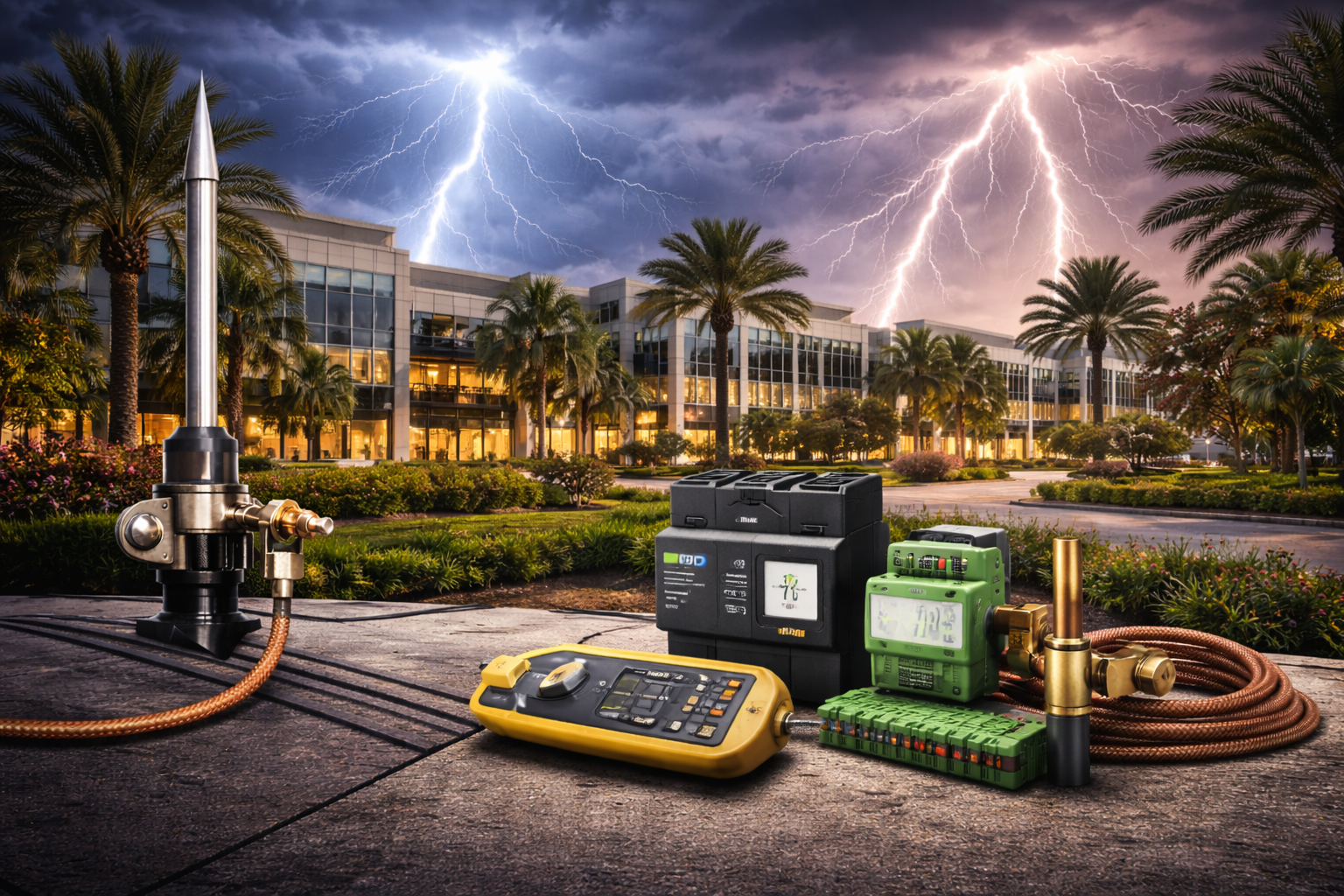 Lightning Protection and Surge Arrestor System